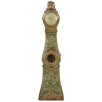 145. A rococo longcase clock by P. Ernst (watchmaker in Stockholm 1753-84).
