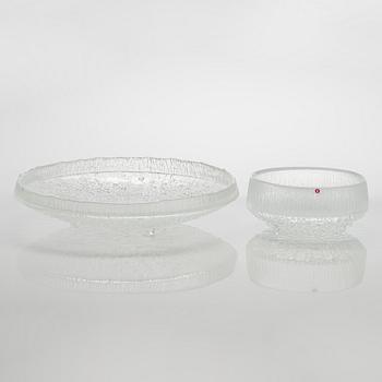 Tapio Wirkkala, an 'Ultima Thule' 14-piece glassware set for Iittala. Designed in 1968.