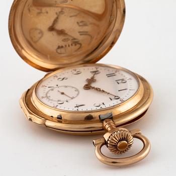IWC, pocket watch, savonette, 56 mm.