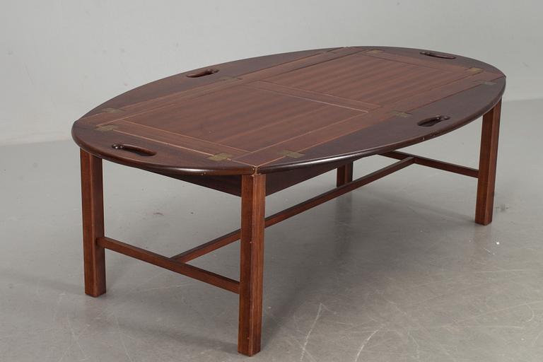 SOFFBORD, s.k. Butlers tray, 1900-talets andra hälft.