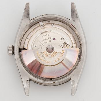 ROLEX, Oyster-Perpetual, TURN-O-GRAPH, "White guilloche dial", armbandsur, 35,5 mm,