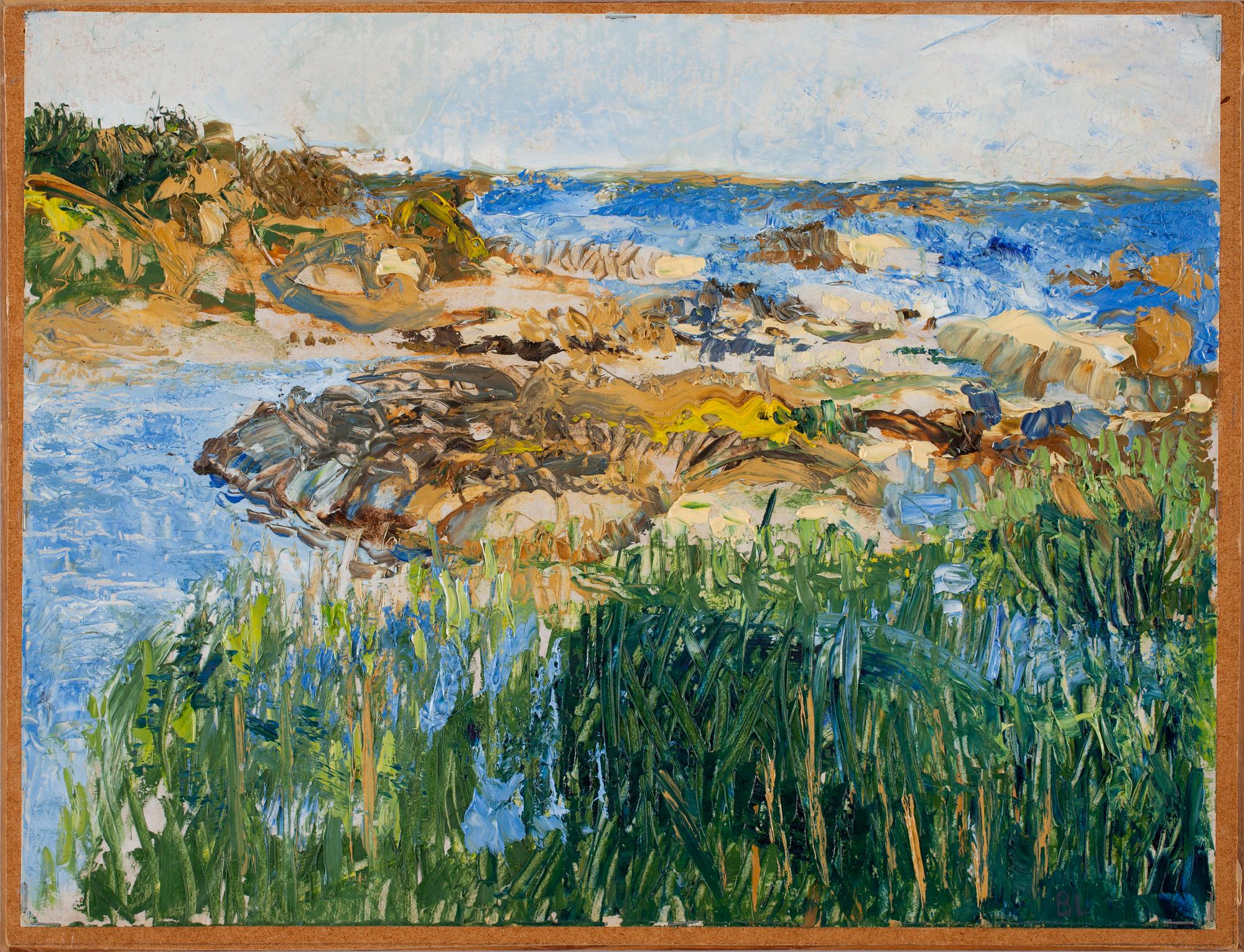 BO LARSSON, olja på papper, sign BL.