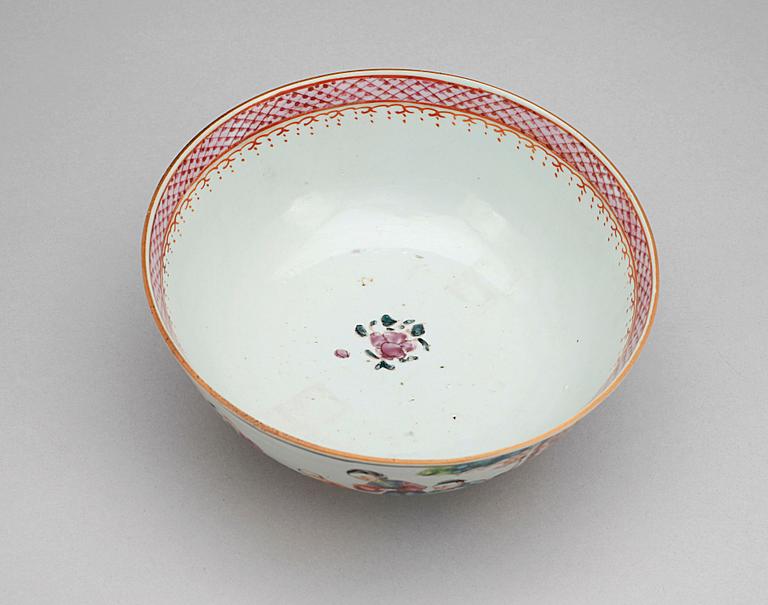 SKÅL, mandarinporslin, Kina, Qianlong, 1700-tal.