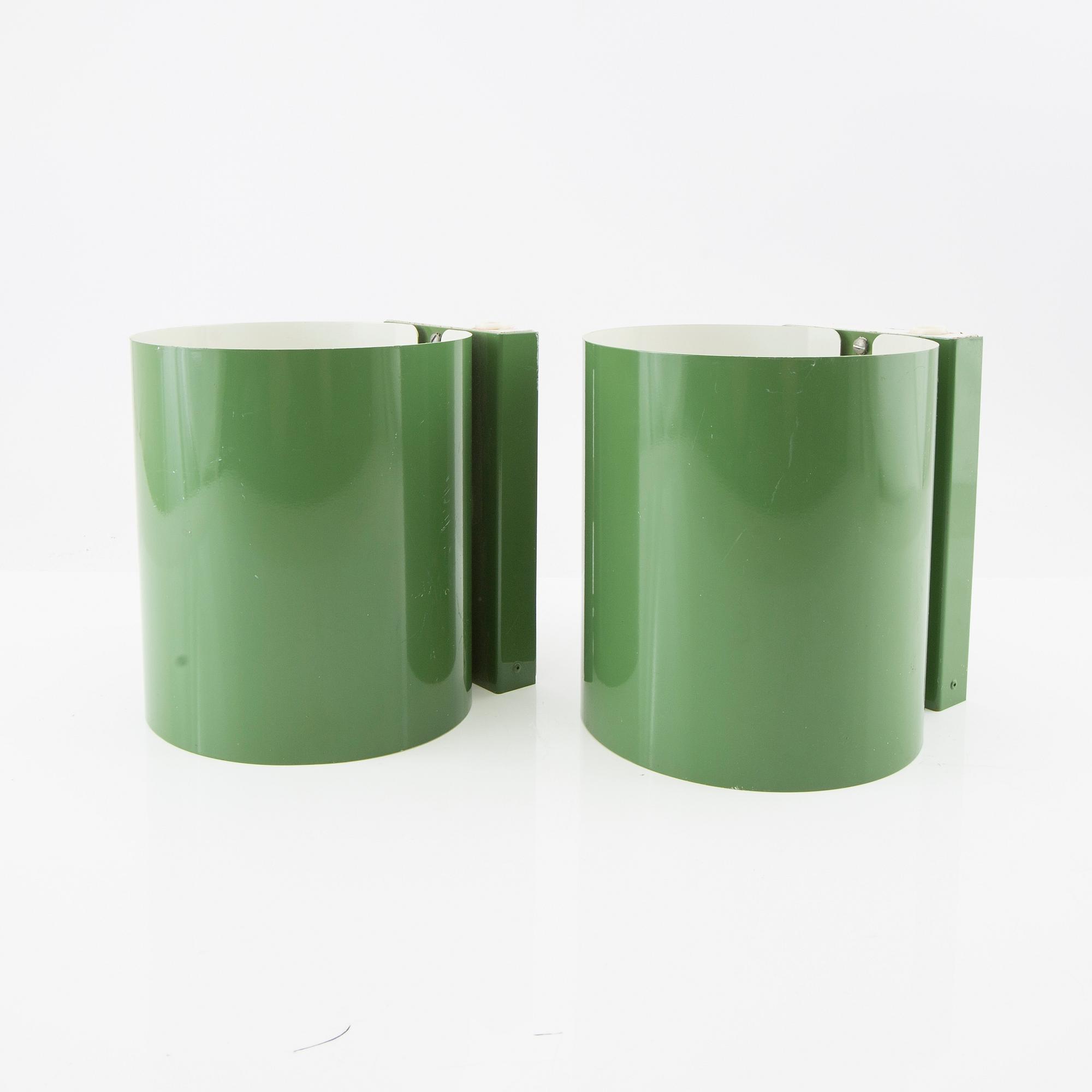 Per Sundstedt wall lamps, 1 pair, Ateljé Lyktan, 1970s.