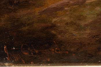 John Gifford, Resting after the day's hunt.