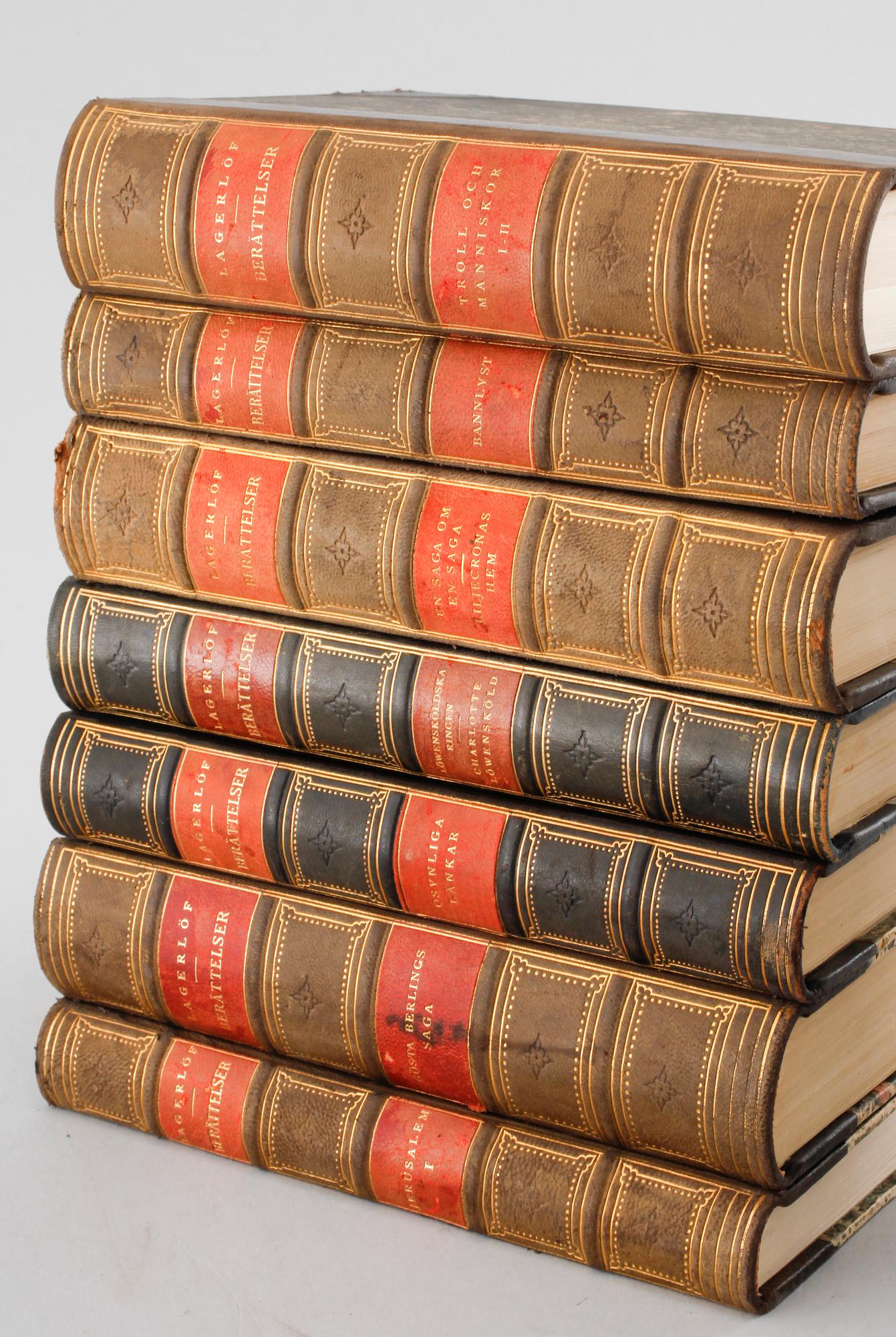 14 books by Selma Lagerlöf, 1920s.