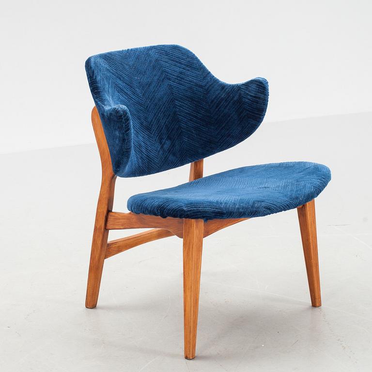 STOL, "Shell Chair" Ib Kofod Larsen, Danmark 1960-tal.