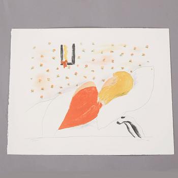 MAPP MED FÄRGLITOGRAFIER, 5 st, "Lito 30 1945 1975", numrerade 166/350.