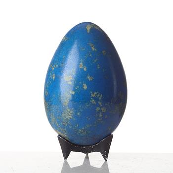 Hans Hedberg, a faience egg, Biot, France.