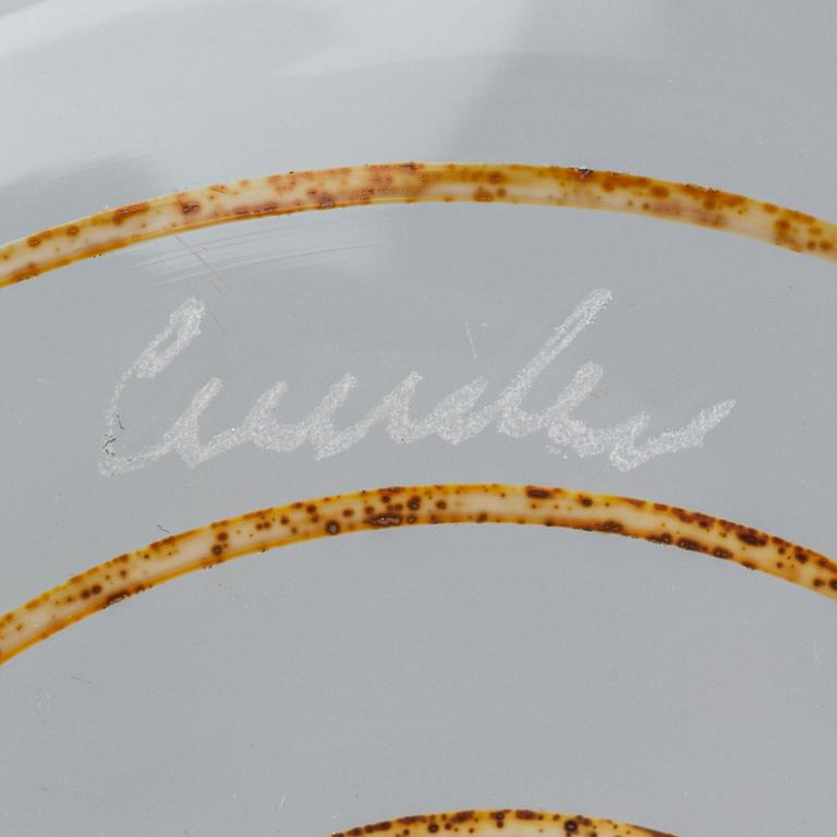 Six 1970's Cenedese, Murano glass bowls.