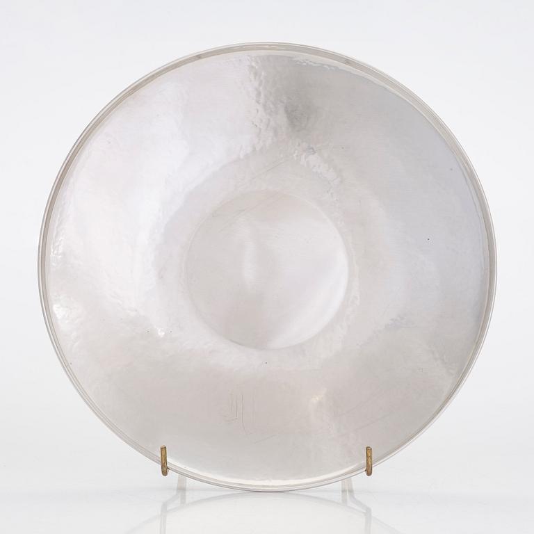 Tapio Wirkkala, silver dish, Kultakeskus, Hämeenlinna 1978.