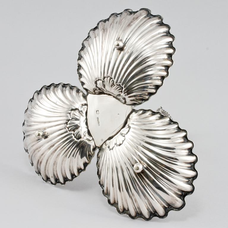 SERVERINGSFAT, pläter, William Padley & Son, Sheffield, England, omkring sekelskiftet 1800/1900.