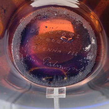 Sven Palmqvist, a ravenna glass bowl, Orrefors 1951, no 166.