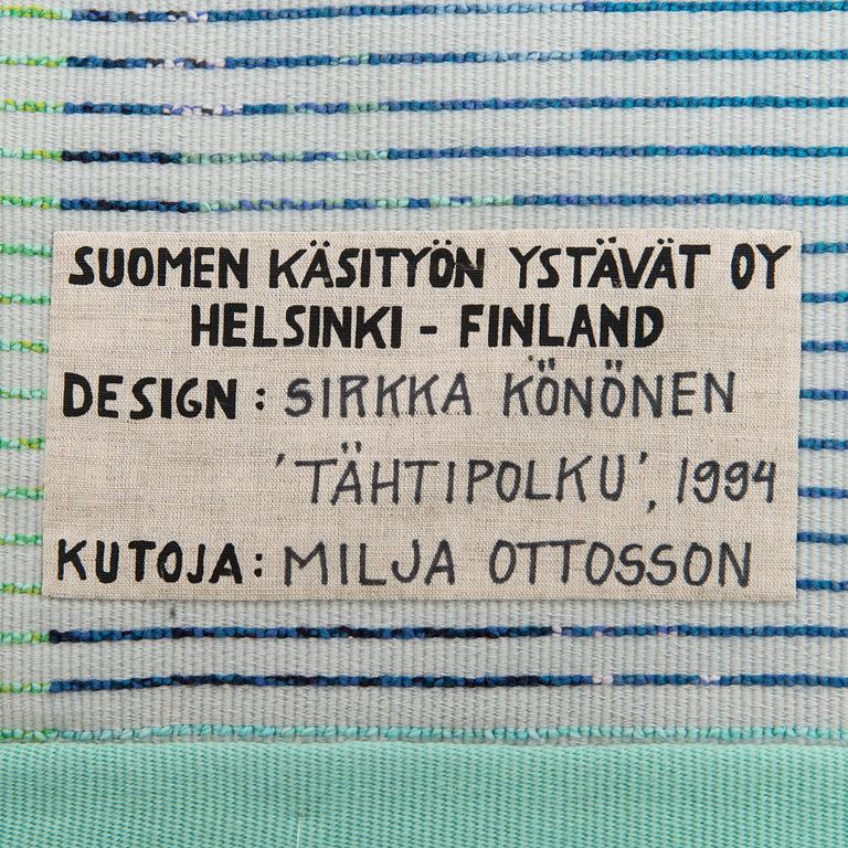 Sirkka Könönen, ryarug for Friends of Finnish Handicraft. Circa 135 x 115 cm.