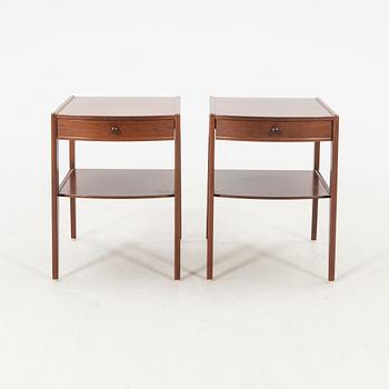 Bedside tables, a pair from the second half of the 20th century.