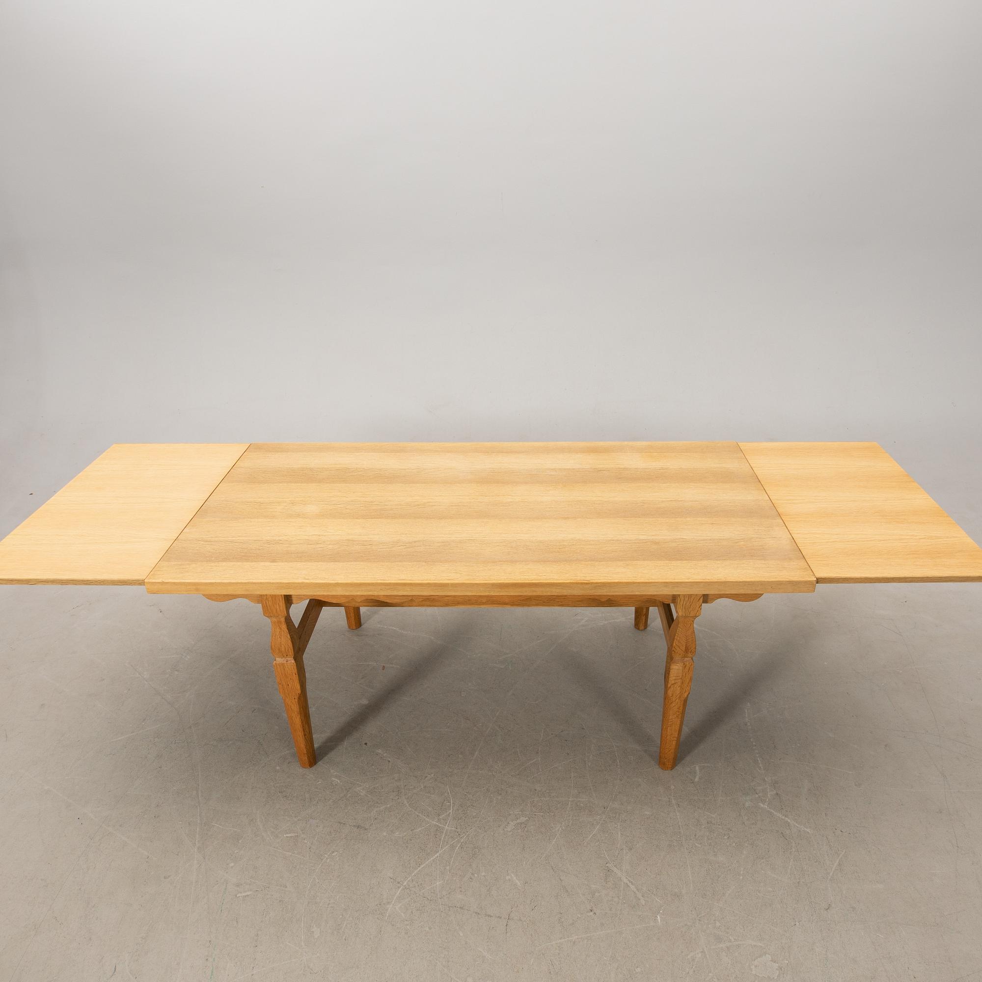 Henning Kjærnulf, dining group 7 dlr EG furniture Denmark 1960s.
