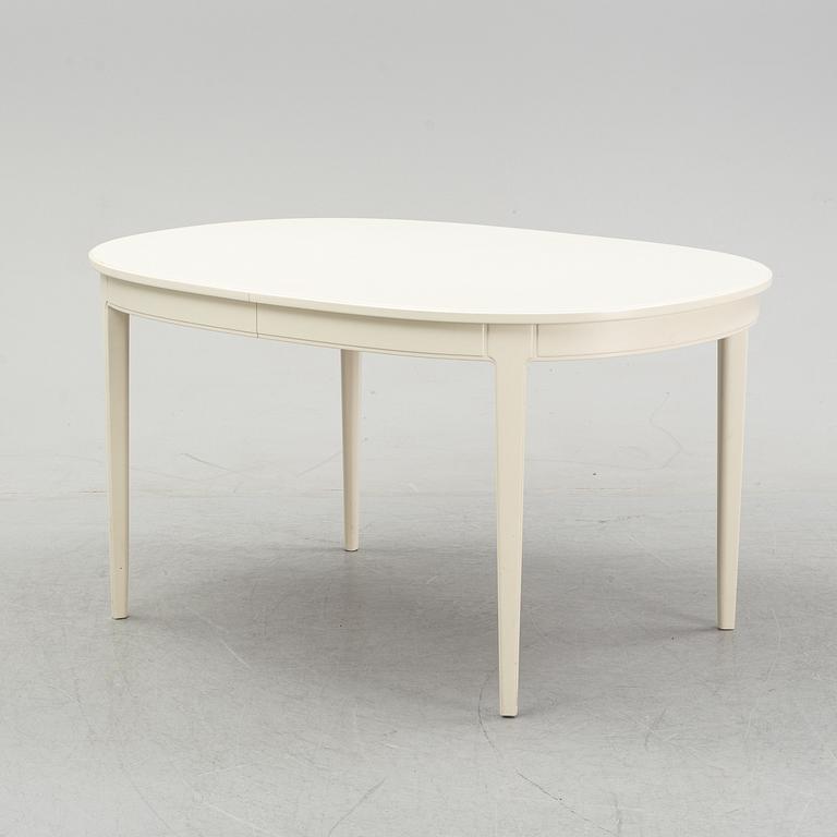 Carl Malmsten, a seven-piece 'Herrgården' dining suite, Bodafors, 1960.