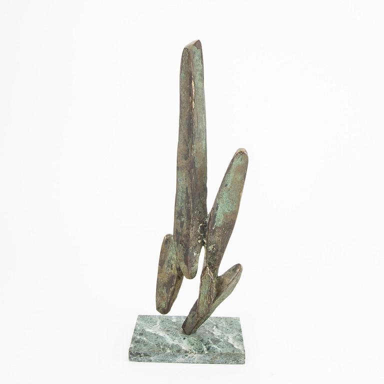 Folke Truedsson, a signed patinated bronze sculpture.