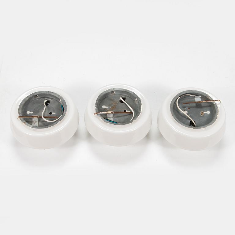 Lisa Johansson-Pape,  taklampor, 3 st, modell 70-021, Stockmann Orno 1950-tal.