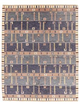 Märta Måås-Fjetterström, a carpet, "Ståndaren", knotted pile, approximately 300 x 243 cm, signed AB MMF.