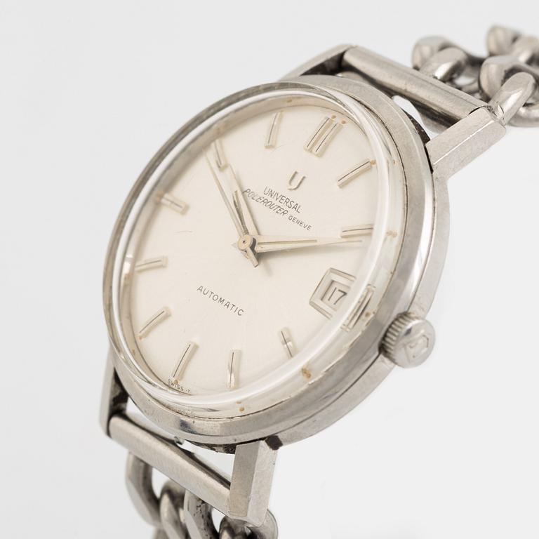 Universal, Polerouter Geneve, armbandsur, 34 mm.
