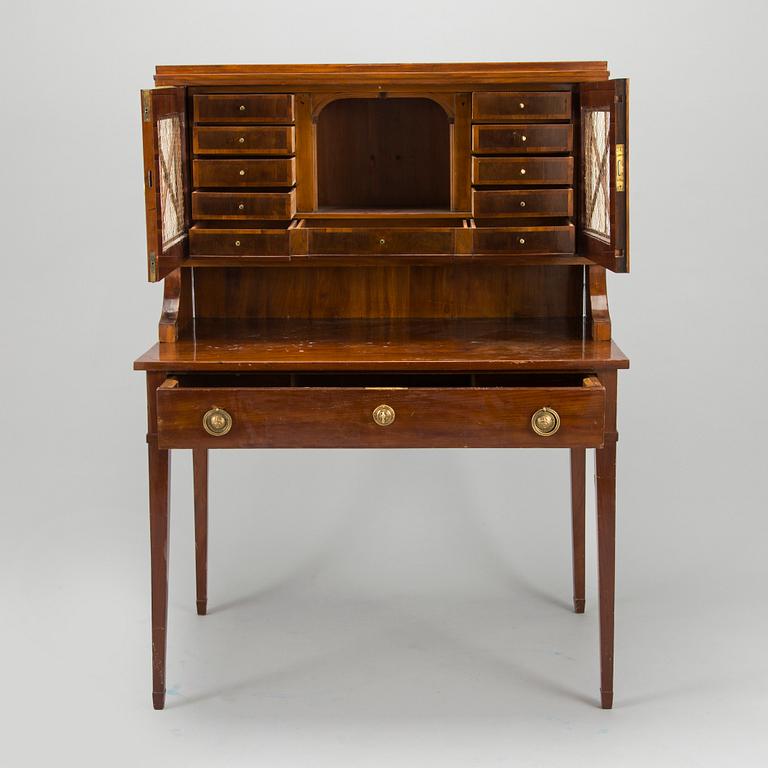Writing desk, partly late-Gstavian, early 19th century.