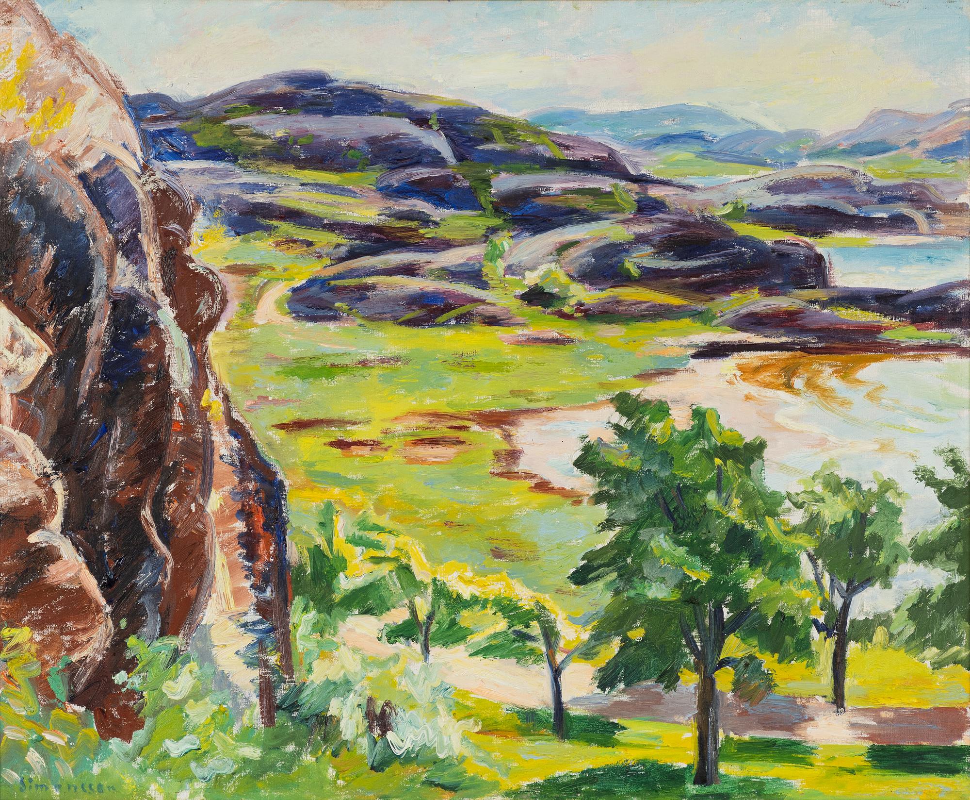 Birger Simonsson, Landskap, Västkusten.