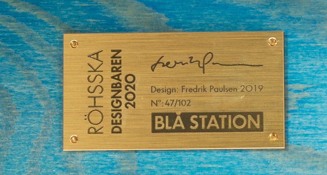 FREDRIK PAULSEN, "Röhsska"Designbaren, chair, Blå Station 2020, Chair 47/102.