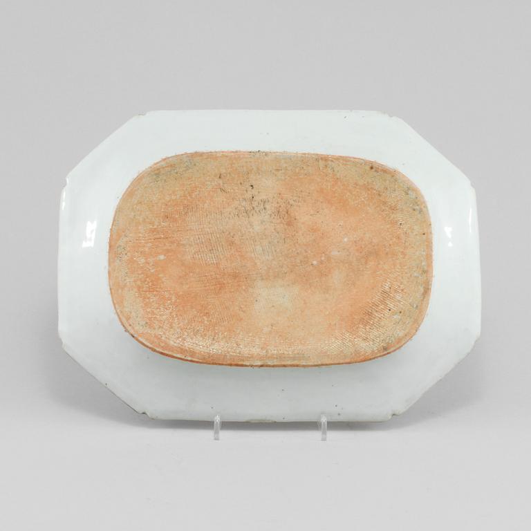 STEKFAT, porslin, Kina, 1700-tal.