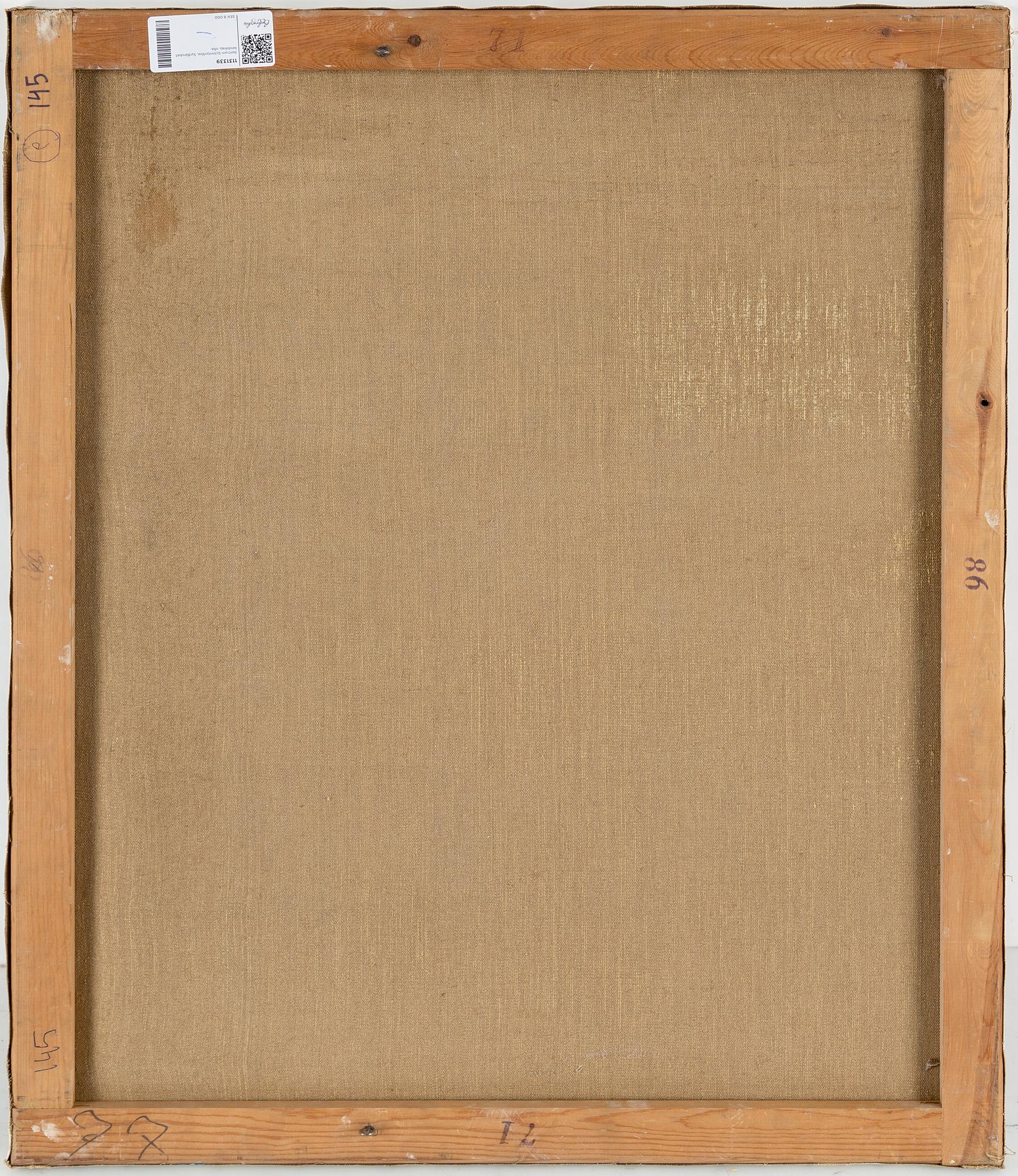 BERTRAM SCHMITERLÖW, oil on canvas, signed.