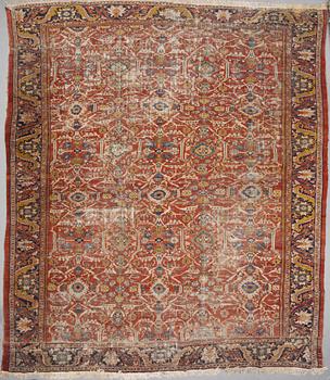 Matta, antik Ziegler Mahal, ca 479 x 386 cm.