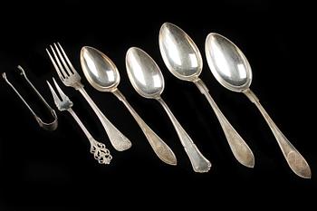 PARTI SILVER, 30 delar, 1900-tal. Vikt ca 500 g.