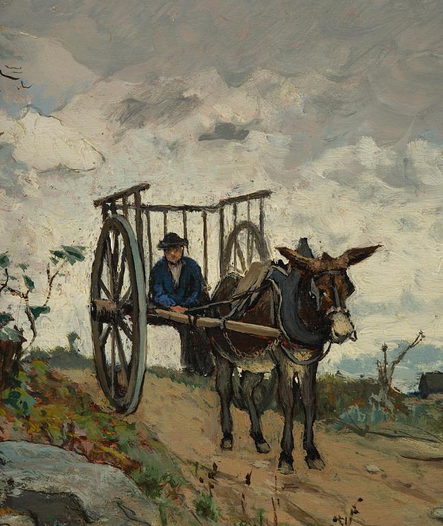 Carl Larsson, "Åsnekärra i Barbizon".
