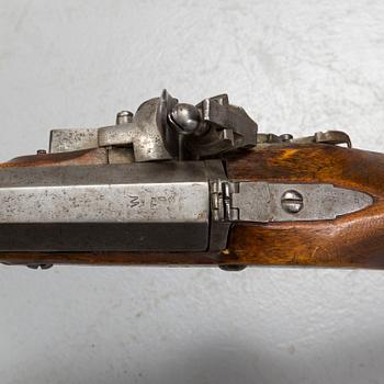 A Swedish Royal Military flintlock rifle model 1804.