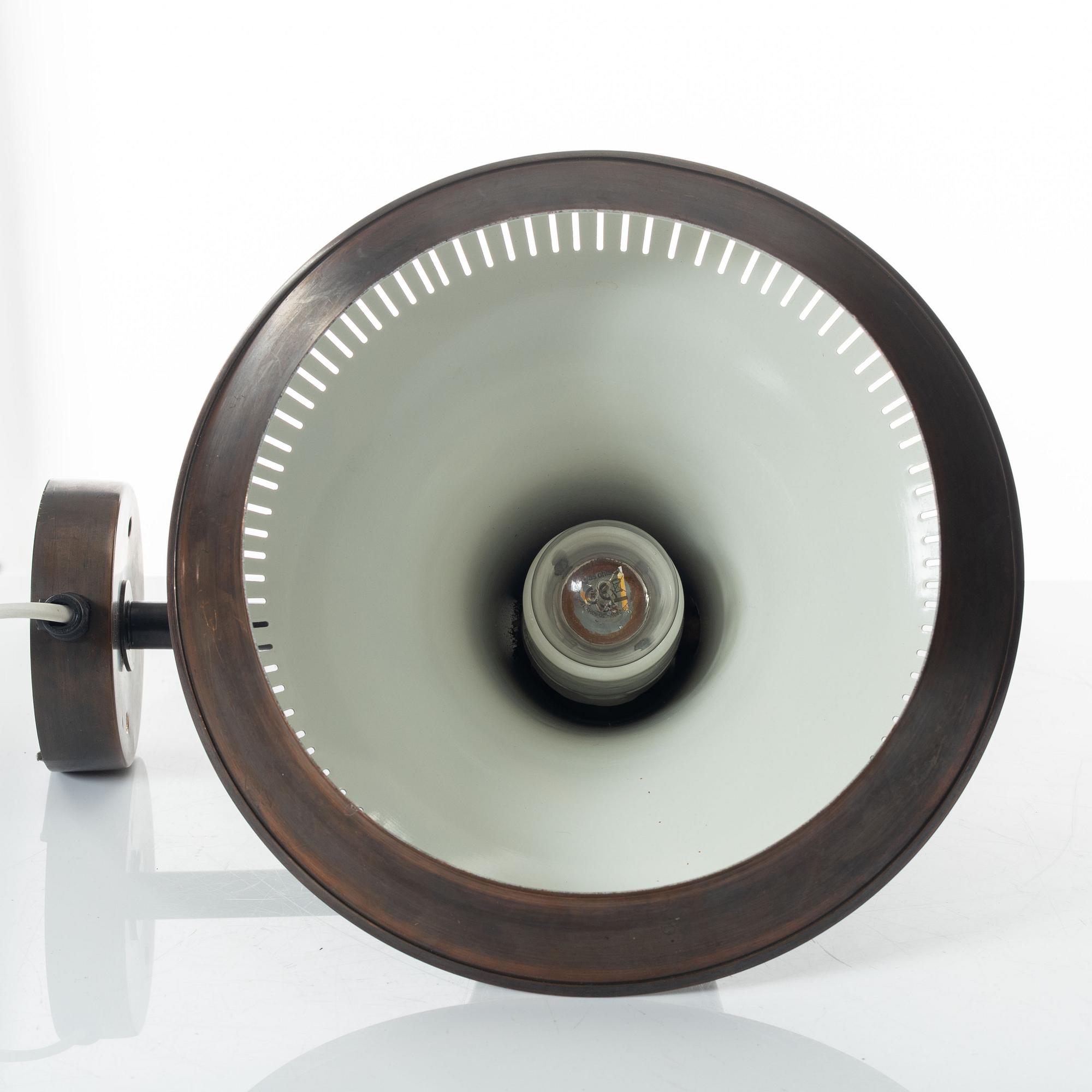 Wall lamp, for outdoor use, 1950s.