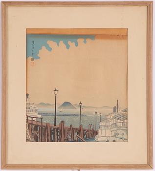 Tomikichirō Tokuriki, 'The Evening Scene of Hama-Otsu'.
