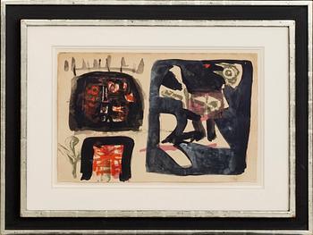 ANTONI CLAVÉ, mixed media, signed.