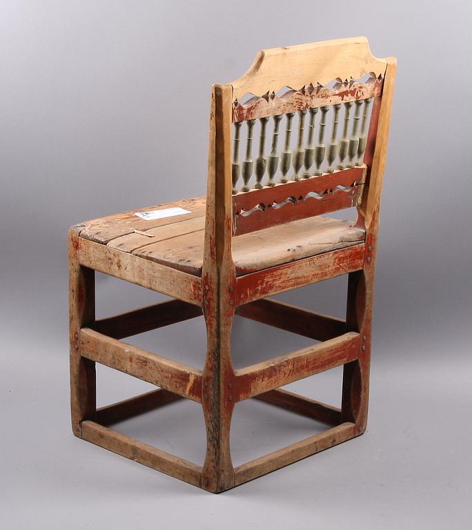 BARNSTOL, allmoge, 1800-tal.