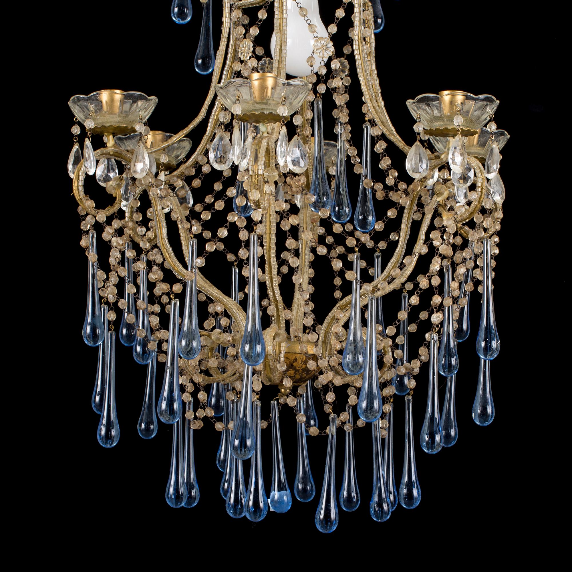 LJUSKRONA, sannolikt Italien. Omkring 1900-talets mitt.