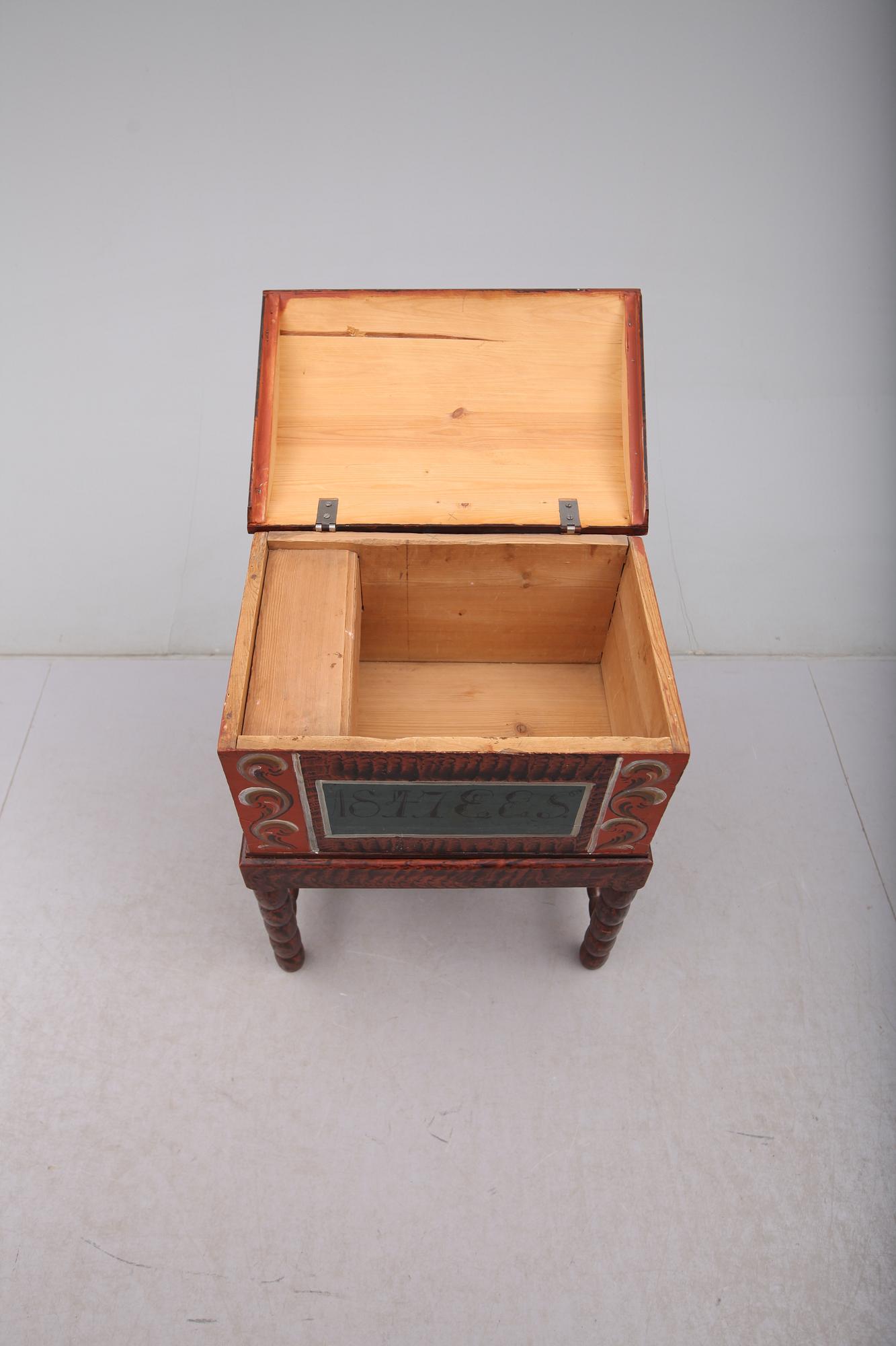 KISTA PÅ BENSTÄLLNING, Lima, 1800-talets mitt.