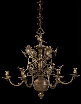 LJUSKRONA, barock, 1700/1800-tal. H ca 55.