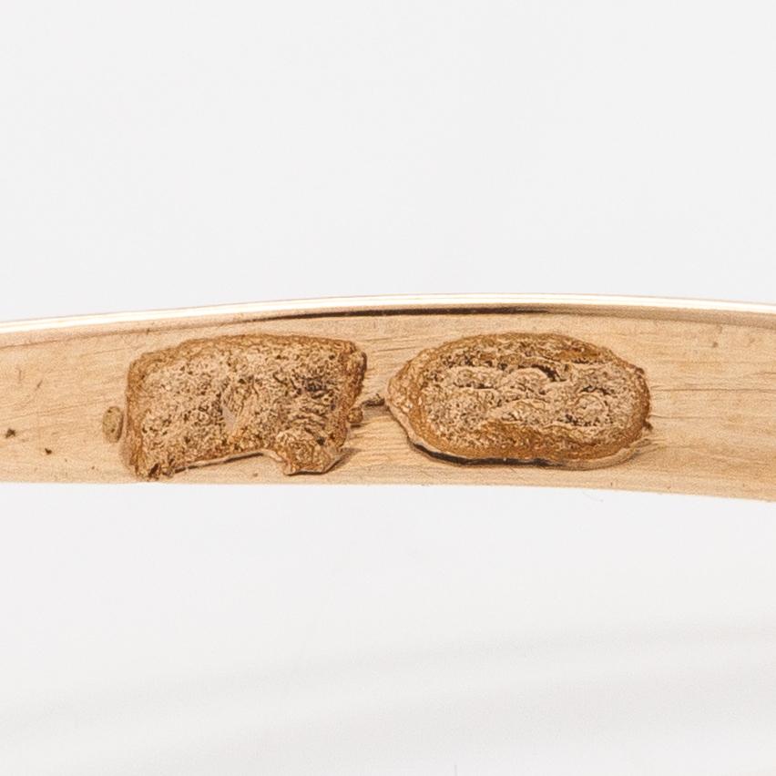 Ring och hänge, 14K guld, diamanter ca 0.05 ct totalt och safirer.