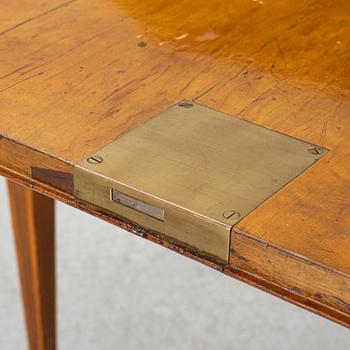 A Gustavian marquetry secretaire by Jonas Hultsten (master in Stockholm 1773-94).