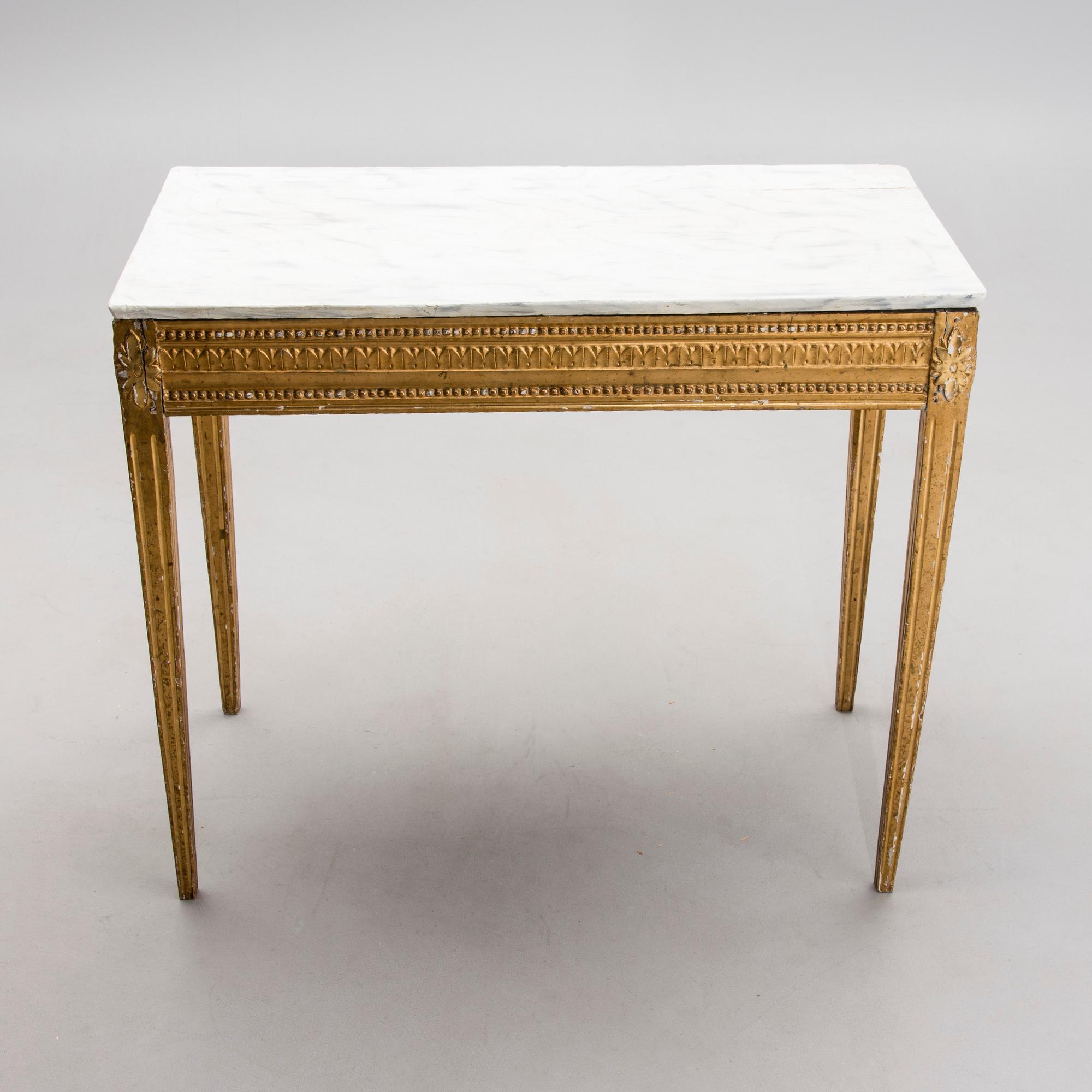 KONSOLBORD, gustavianskt 1700-talets slut.