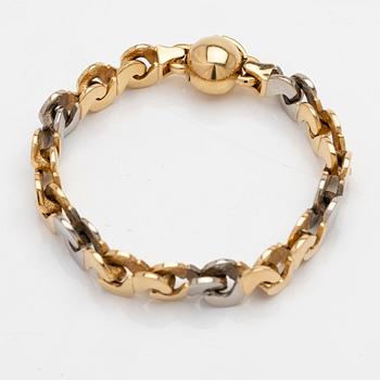 18k gold bracelet with a diamond, Per Borup Design, Denmark.