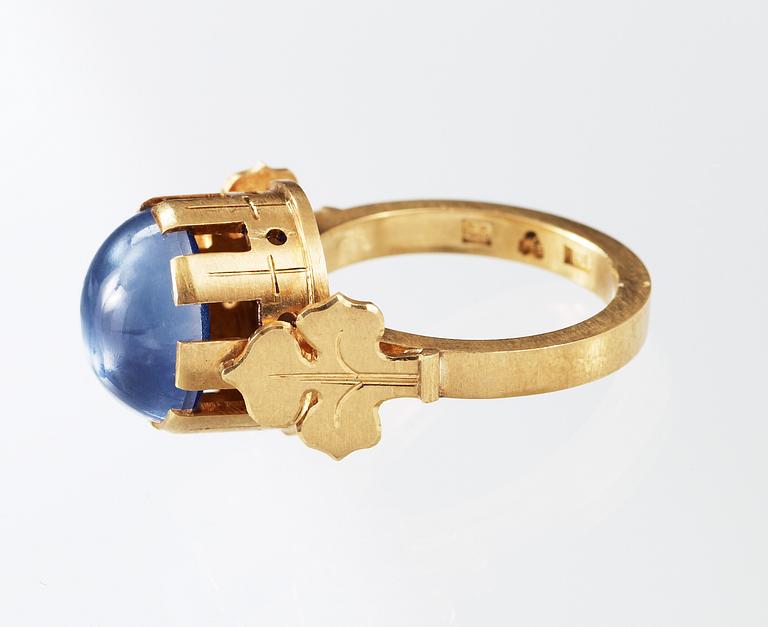 WIWEN NILSSON, ring, Lund 1969, 18k.