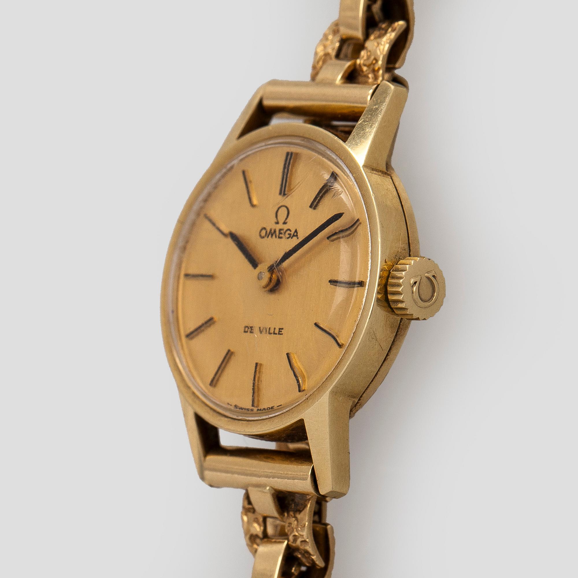 Omega, De Ville, wristwatch, 20 mm.