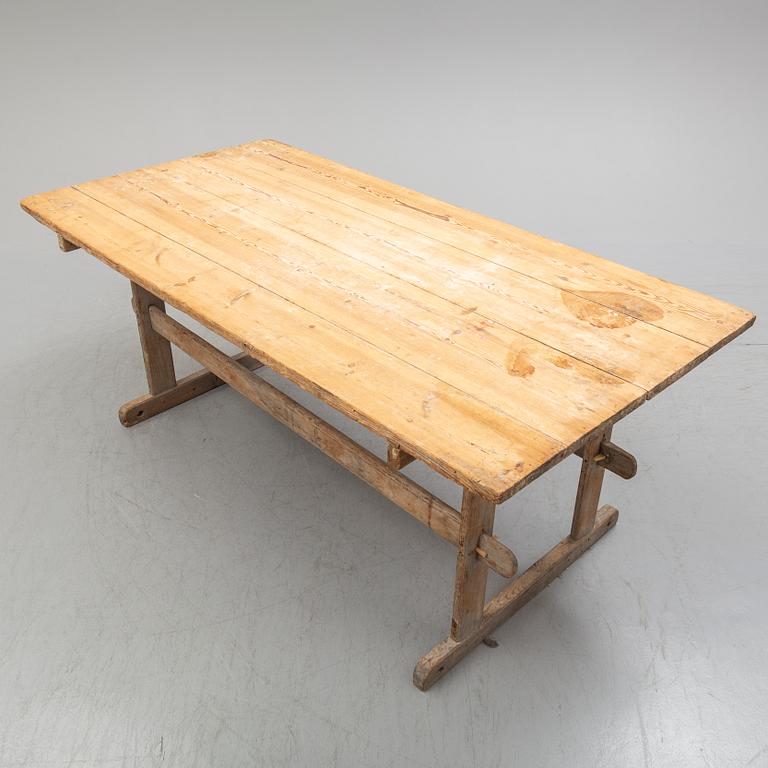 a pine table from the 1800's.