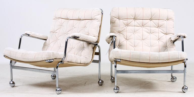 KARMSTOLAR, ett par, "Karin", Bruno Mathsson.