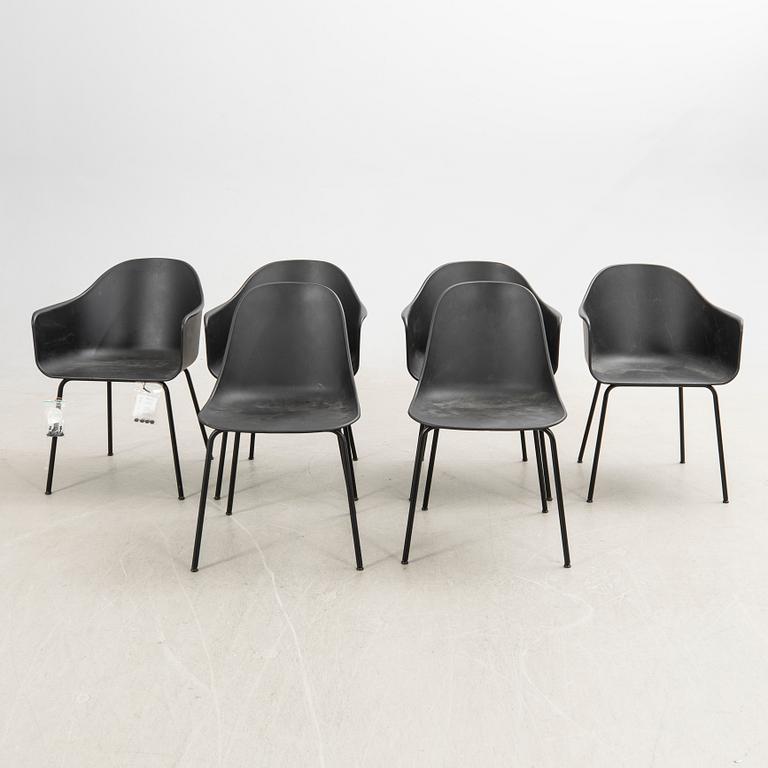 Norm Architects, armchairs, 4 pcs + 2, "Harbour dining chair", for Audo Copenhagen, 2020s.